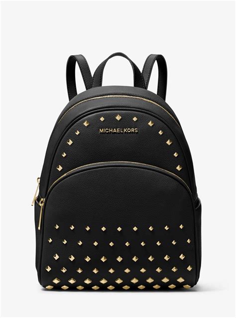 michael kors backpack abbey large|abbey medium pebbled leather backpack.